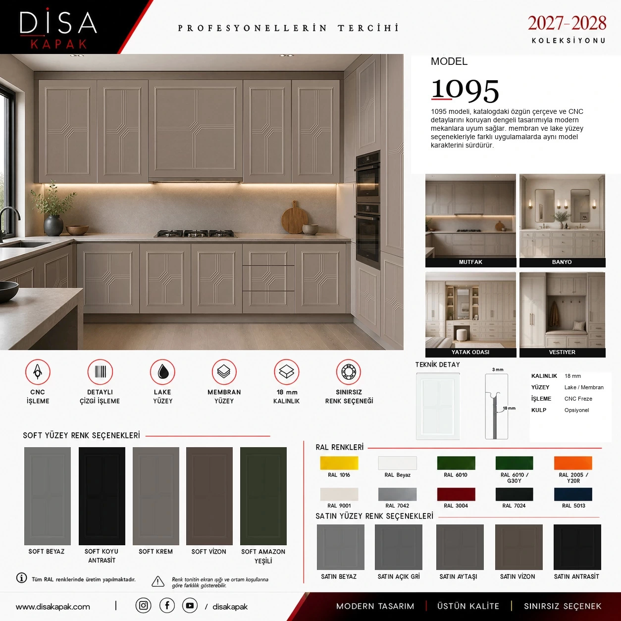 Model 1095 katalog sayfası
