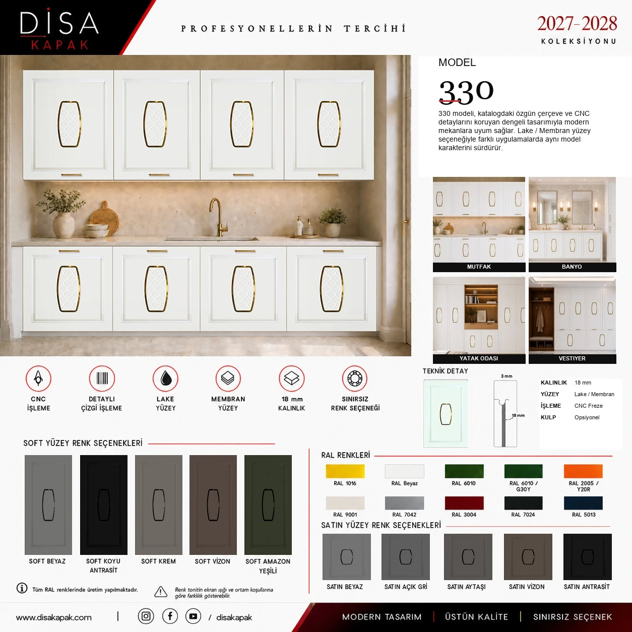 Model 330 katalog sayfası