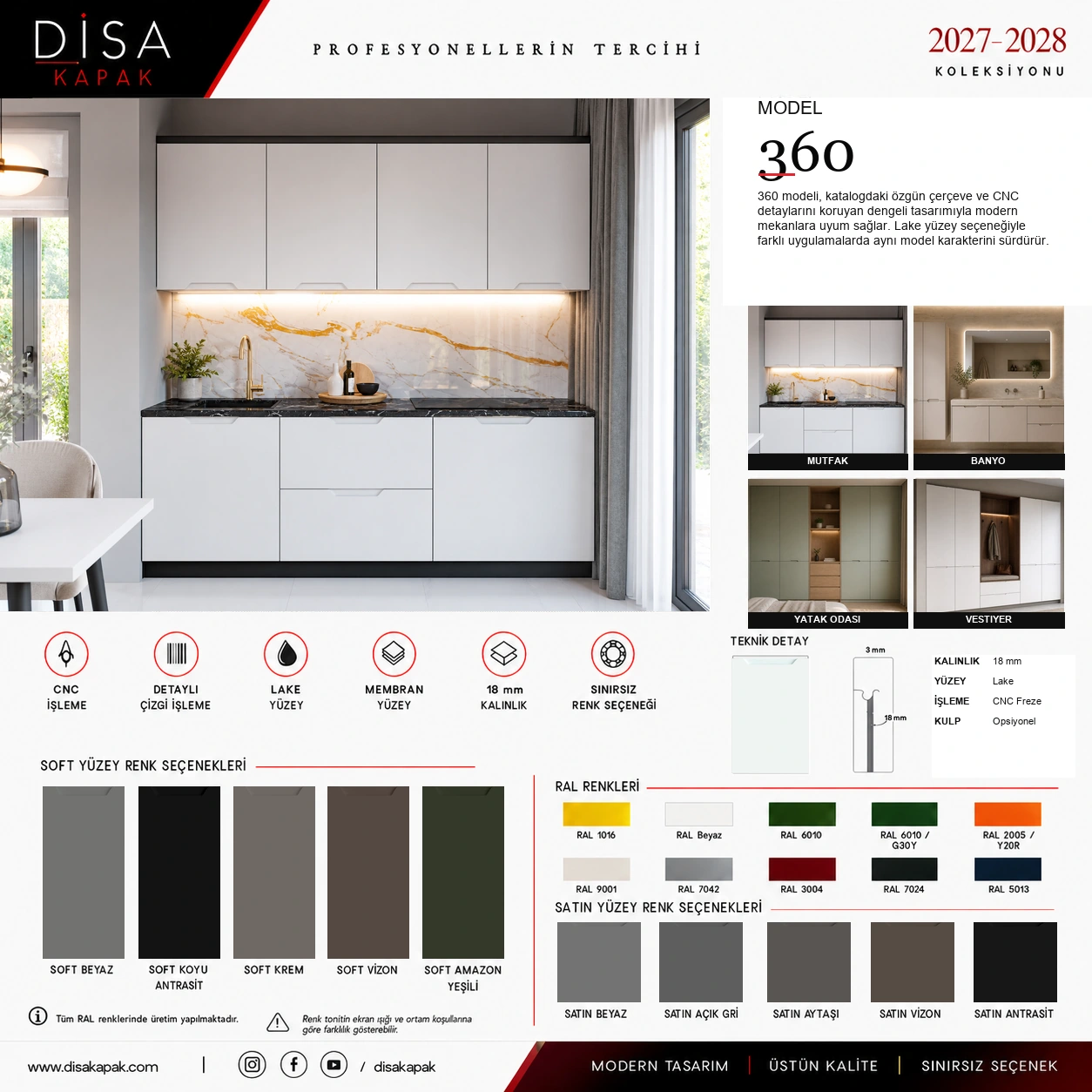 Model 360 katalog sayfası