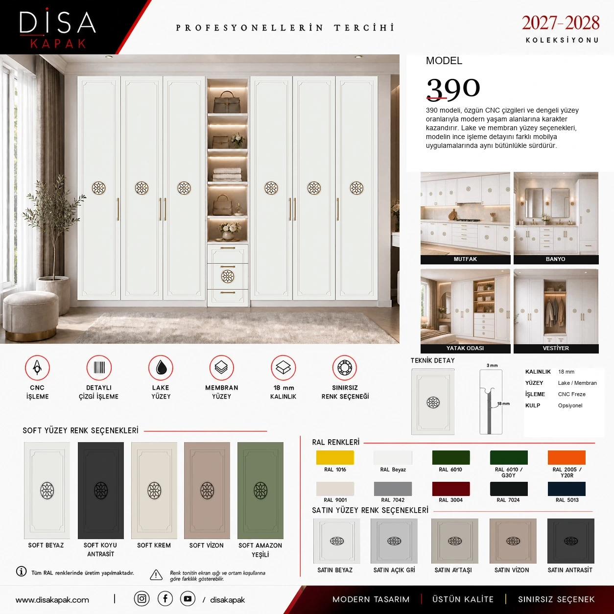 Model 390 katalog sayfası