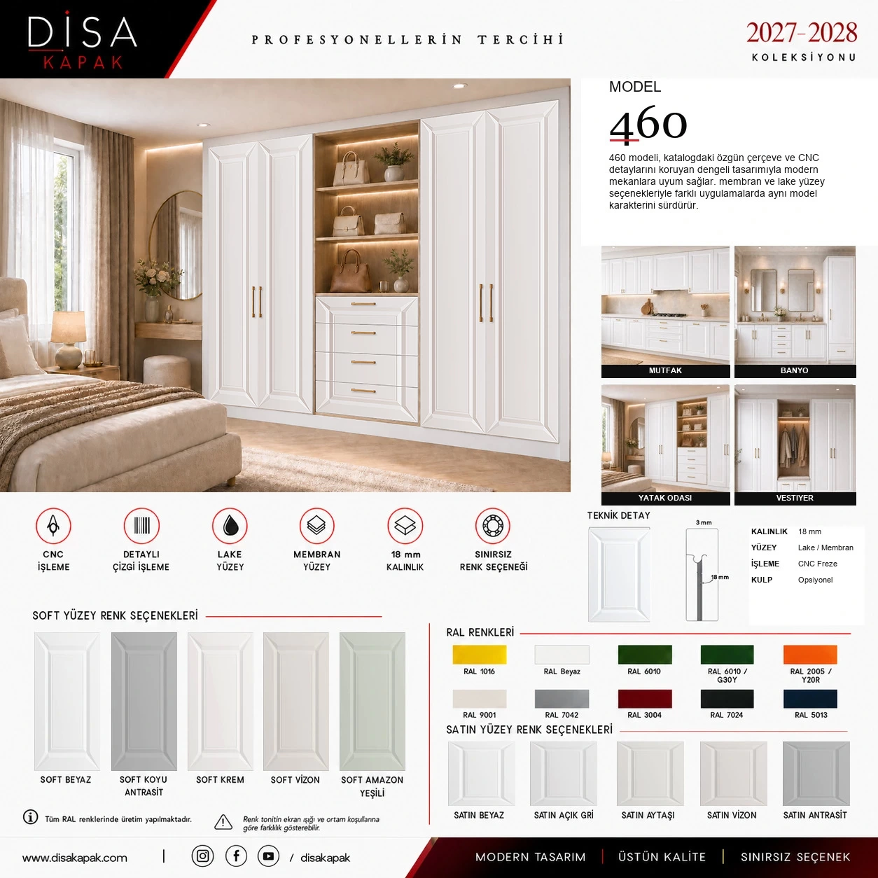 Model 460 katalog sayfası