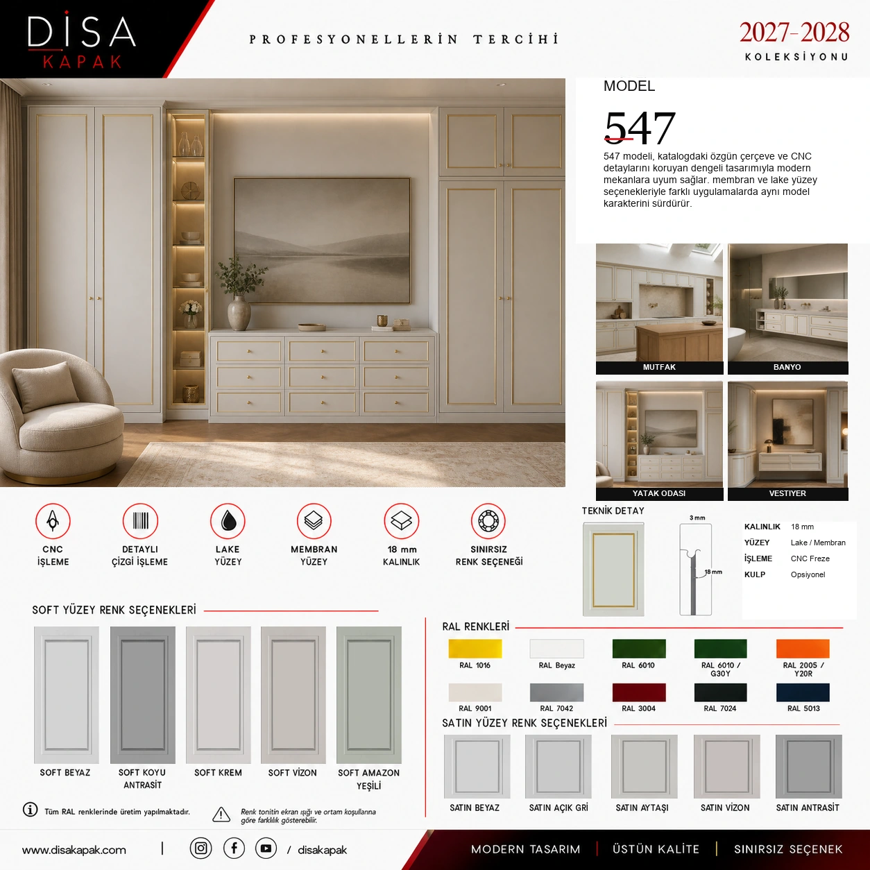 Model 547 katalog sayfası