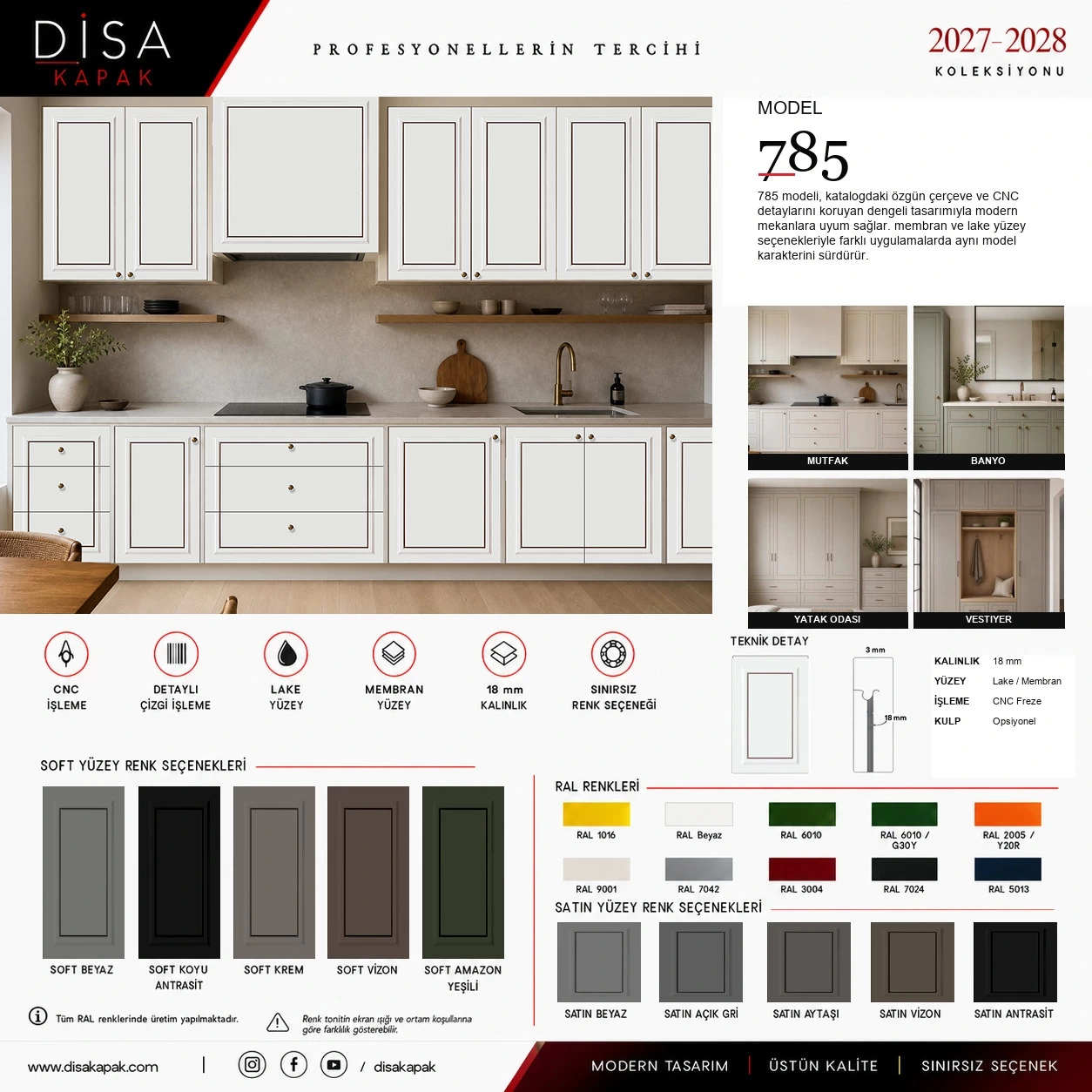 Model 785 katalog sayfası