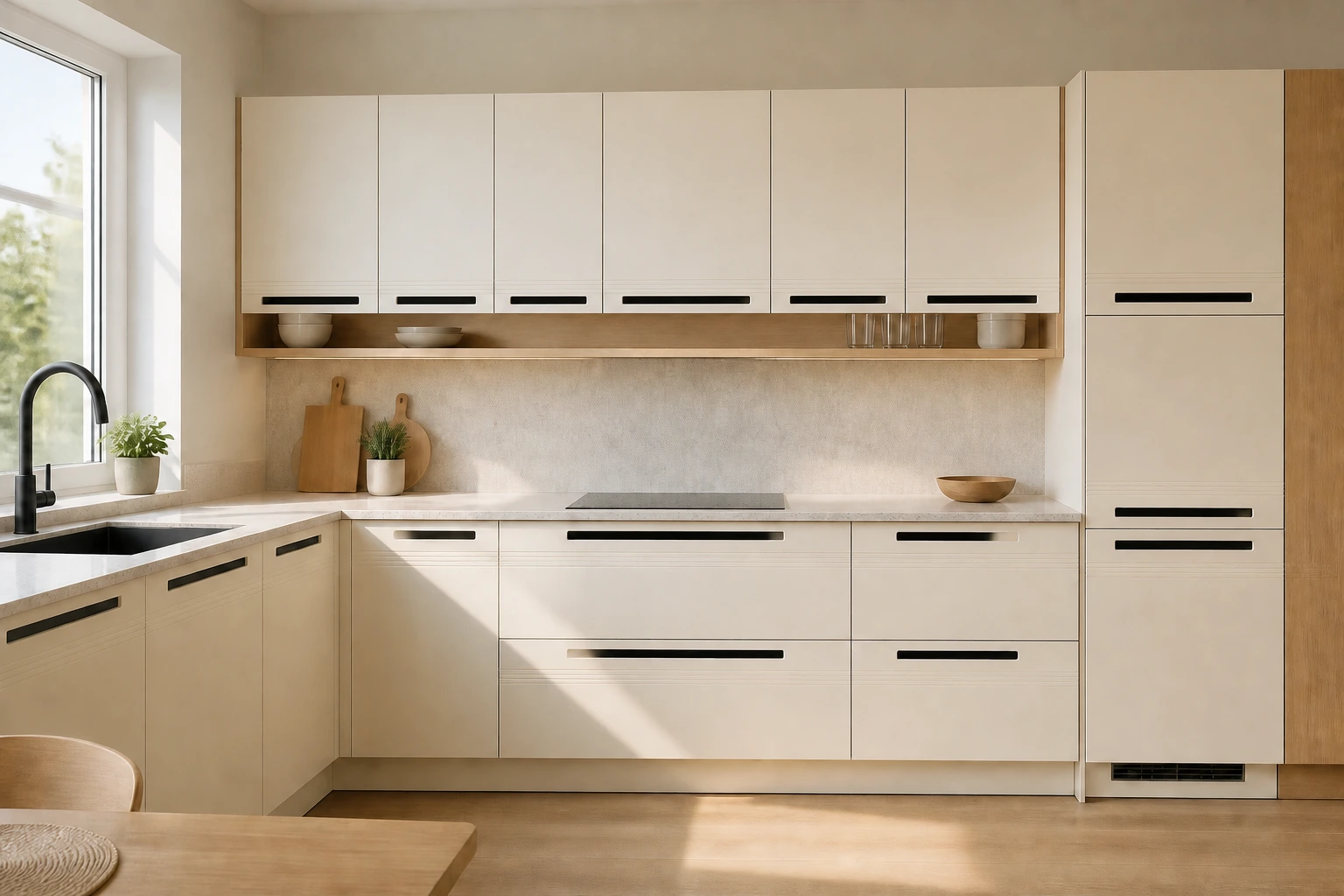 DİSA KAPAK Model 370 mutfak uygulaması