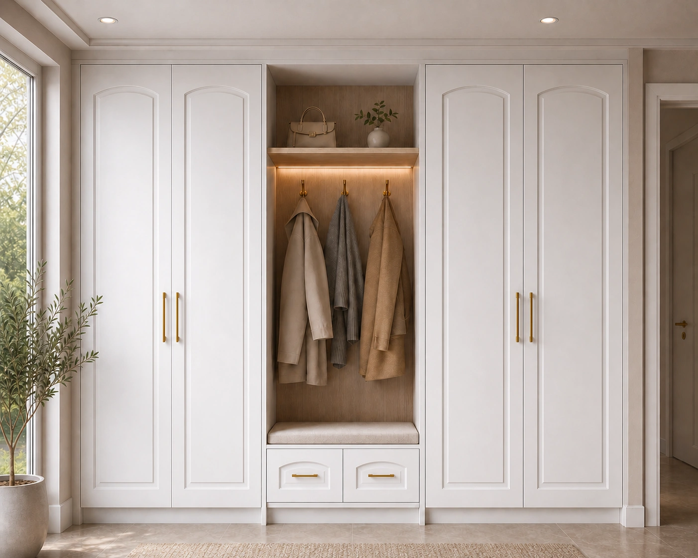 Model 413 Vestiyer uygulaması