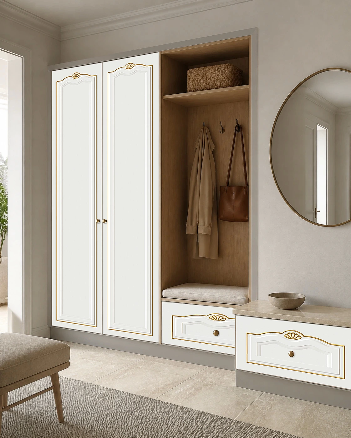 Model 735 Vestiyer uygulaması